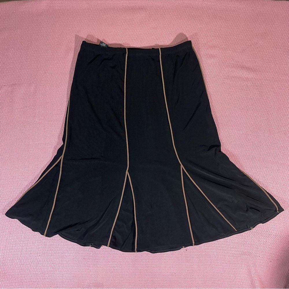 Citiknits Womens Long Maxi Skirt Size L Black - Picture 5 of 13